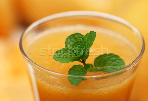 Juice of cucumis melo or muskmelon Stock photo © bdspn