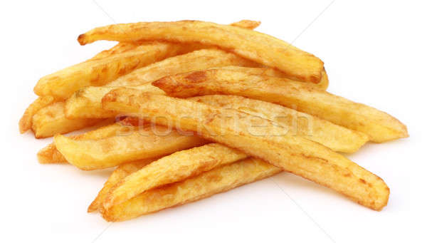 French fry over white background Stock photo © bdspn