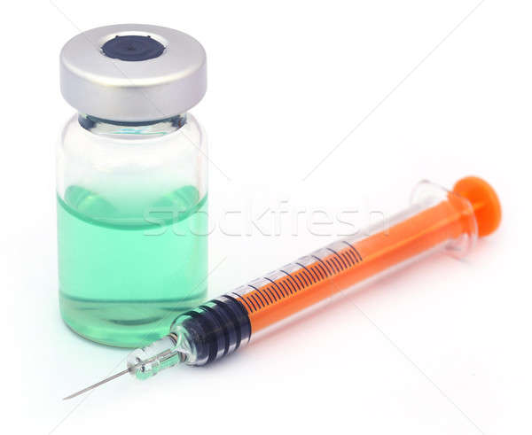 Vial with syringe Stock photo © bdspn