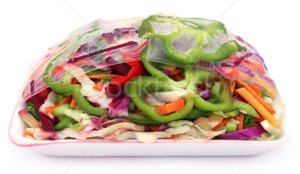 Sliced vegetables packed Stock photo © bdspn