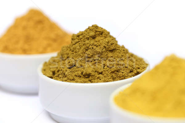 Henna uptan sandalwood powder Stock photo © bdspn