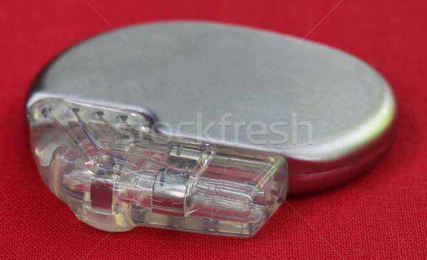 кардиостимулятор красный поверхность тело медицина смерти Сток-фото © bdspn