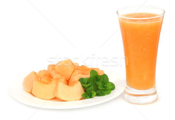 Juice of cucumis melo or muskmelon Stock photo © bdspn