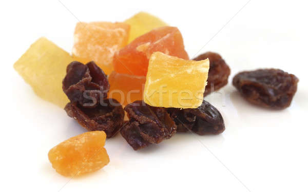 Dried fruits apricot, papaya and raisin Stock photo © bdspn