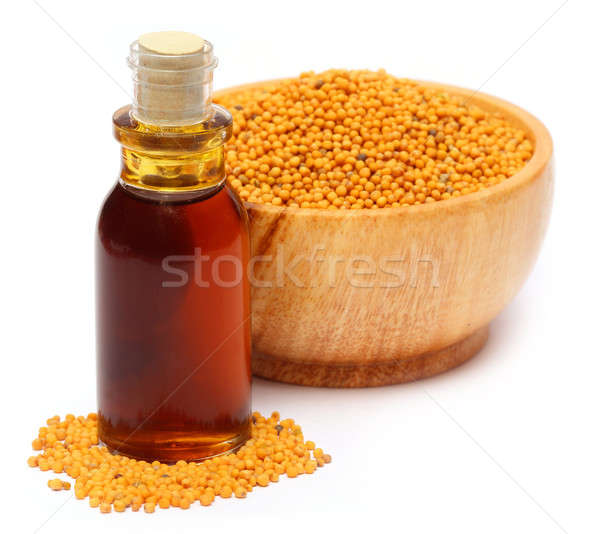 Mustard oil with grain Stock photo © bdspn