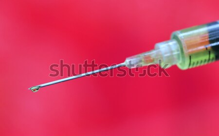 Close up of Hypodermic syringe  Stock photo © bdspn