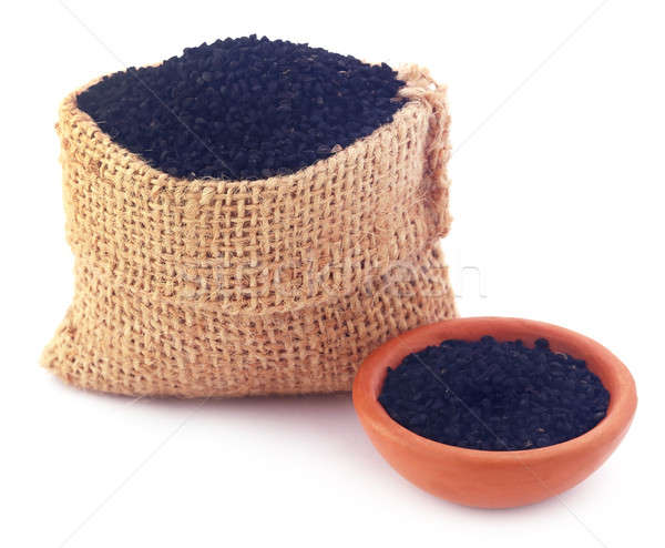 Nigella over white background Stock photo © bdspn