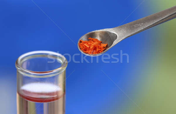 Test tube with spatula Stock photo © bdspn