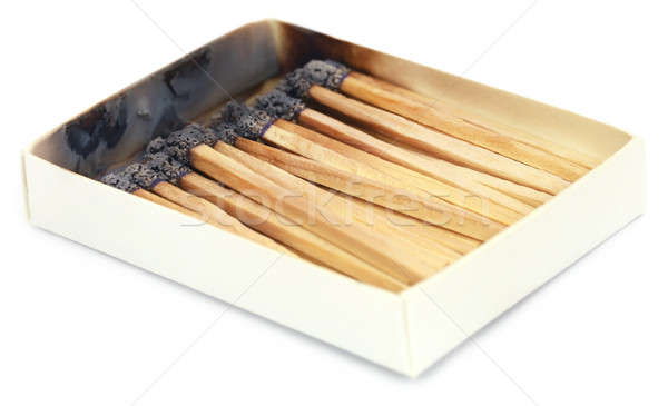Burnt matchsticks Stock photo © bdspn