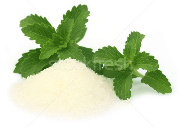 Stevia with suga Stock photo © bdspn