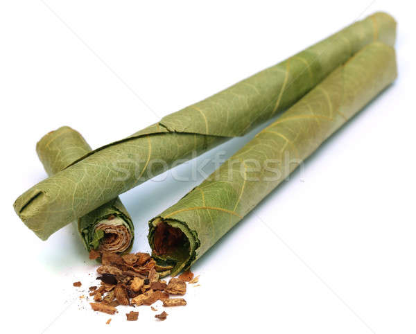 Cigar locally named as Cheroot in Myanmar Stock photo © bdspn