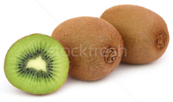 Stockfoto: Kiwi · vruchten · witte · vruchten · achtergrond · groene