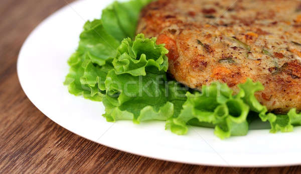 Vegetable cutlet Stock photo © bdspn
