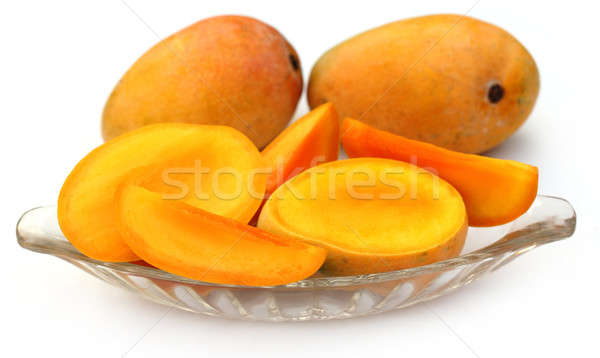 	Fresh sliced Mangoes  Stock photo © bdspn
