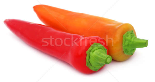 Two fresh banana peppers Stock photo © bdspn