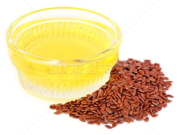 Flax seeds with oil Stock photo © bdspn