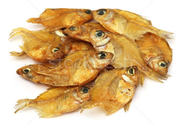Séché vitreux poissons groupe indian macro Photo stock © bdspn