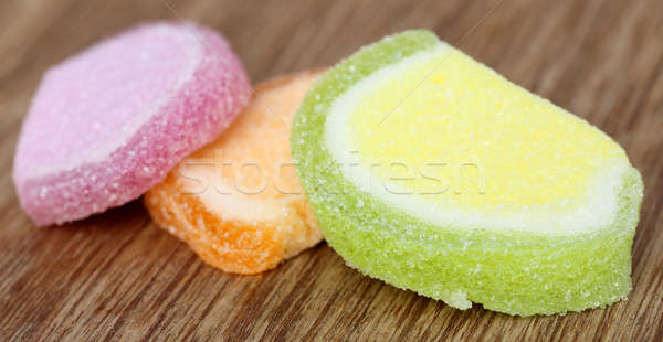 желе конфеты поверхность продовольствие фрукты Сток-фото © bdspn