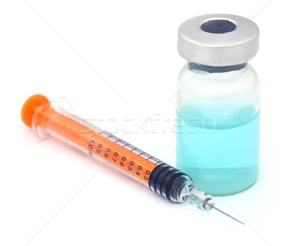 Vial with syringe Stock photo © bdspn