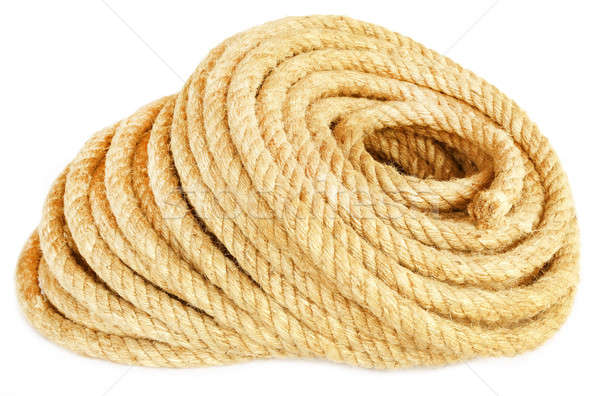 Stock photo: Rope roll
