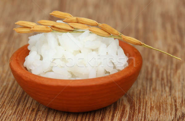Paddy seeds with boiled rice Stock photo © bdspn