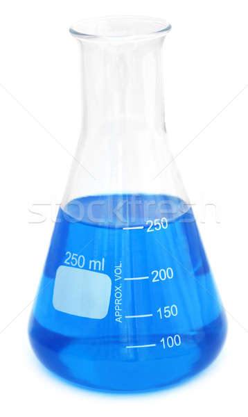 Conical flask with chemical Stock photo © bdspn