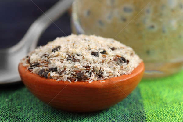 Isabgul and basil seeds with drinks  Stock photo © bdspn