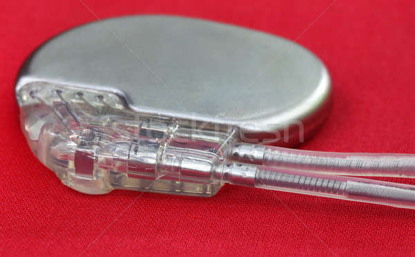 Pacemaker with Electrical Leads Stock photo © bdspn