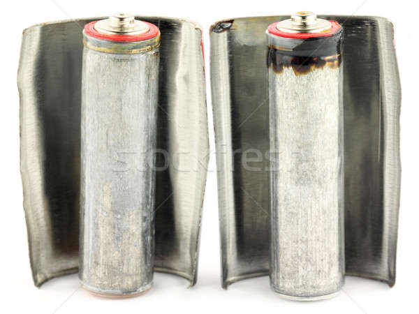 Old Alkaline Batteries Stock photo © bdspn