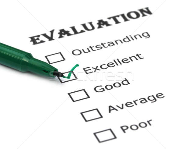 Evaluation sheet Stock photo © bdspn