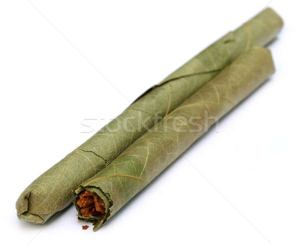 Cigar locally named as Cheroot in Myanmar Stock photo © bdspn