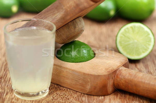 Lemon juice with Fruit Juicer Stock photo © bdspn