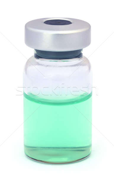 Vial over white background Stock photo © bdspn