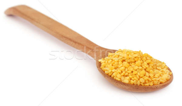 Mung dal in wooden spoon  Stock photo © bdspn