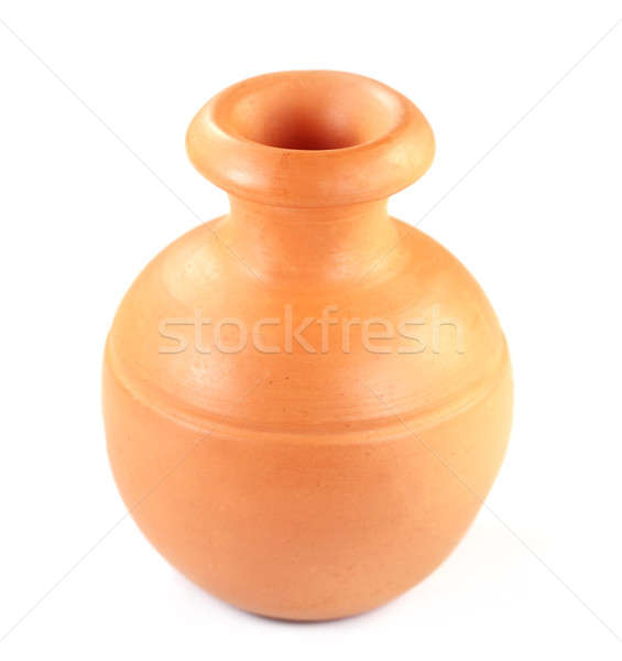 Argile poterie utilisé eau jar Photo stock © bdspn