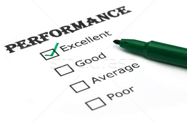 Evaluating performance Stock photo © bdspn