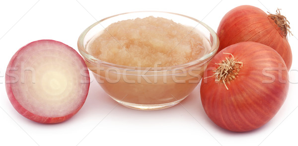 Mashed onion with whole ones Stock photo © bdspn