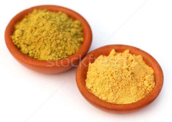 Henna and sandalwood powder Stock photo © bdspn