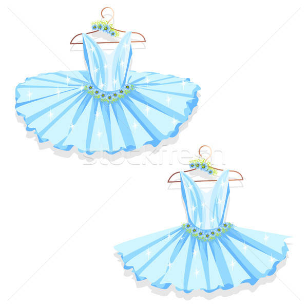 Dance dress on a hanger Stock photo © bedlovskaya