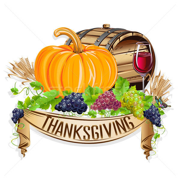 Happy Thanksgiving day Stock photo © bedlovskaya