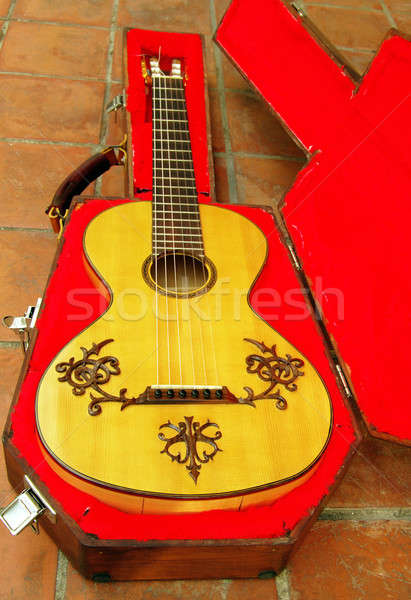 Stock photo: romantic guitar
