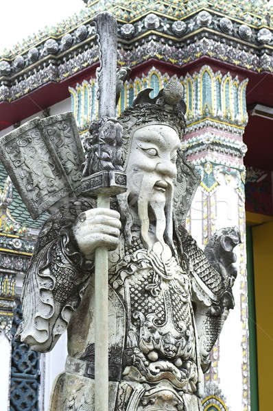 stone statue in wat po,bangkok,thailand Stock photo © beemanja