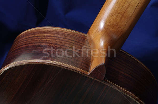 Stock photo: classical guitar handmade