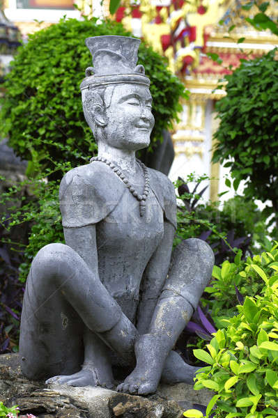 ascetic statue in thai temple Stock photo © beemanja