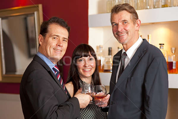 Toasting with wine.  Stock photo © belahoche
