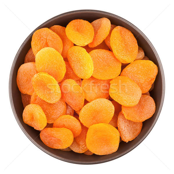 Bowl With Dried Apricots Stock photo © Belyaevskiy