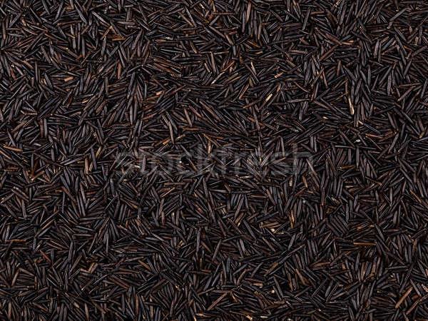 Fekete rizs magok vad étel háttér Stock fotó © Belyaevskiy