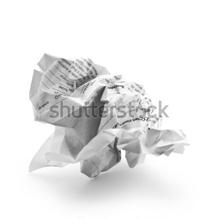 Papír lap izolált fehér iroda absztrakt Stock fotó © Belyaevskiy