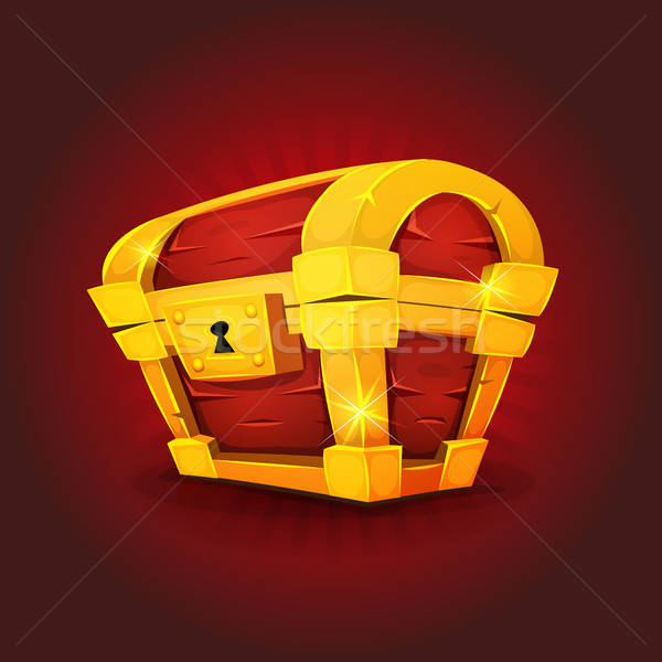 Treasure Chest Icon For Game Ui Stock photo © benchart