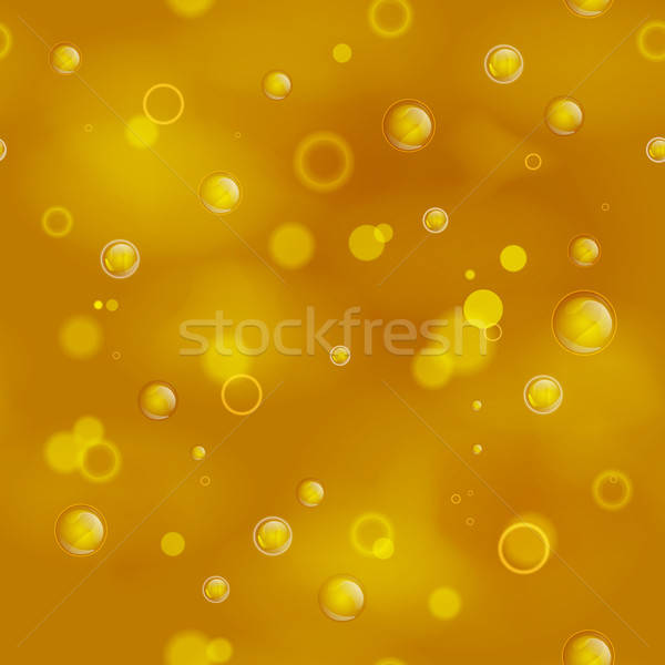 Seamless Champagne Bubbles Background Stock photo © benchart